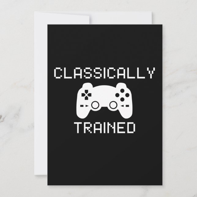 CLASSICALLY TRAINED INVITATION (Front)