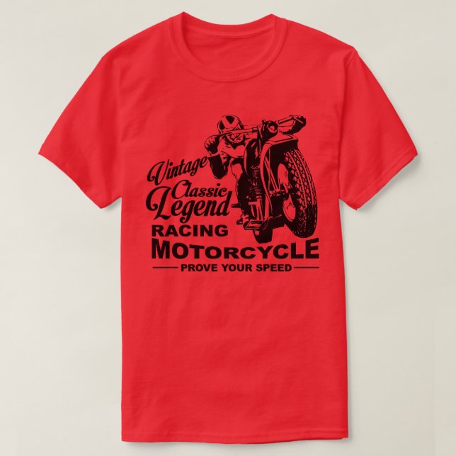 ClassicRacing Motorcycle T-Shirt (Design Front)
