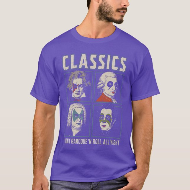 Classics Bandour Classical Music Composer Rockour  T-Shirt (Front)