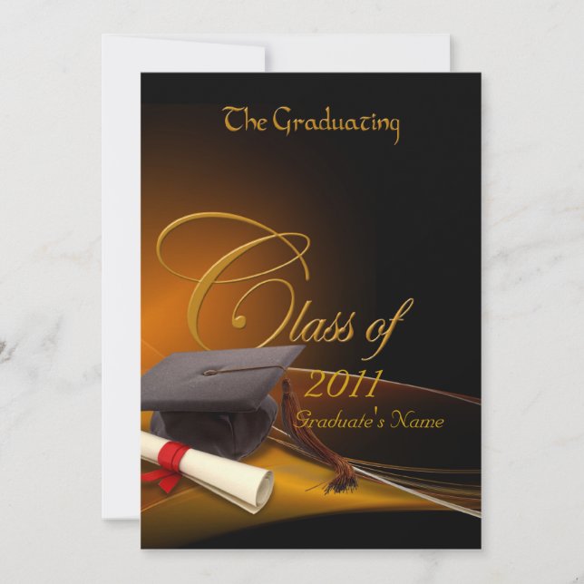 Classics Graduation Invitation (Front)