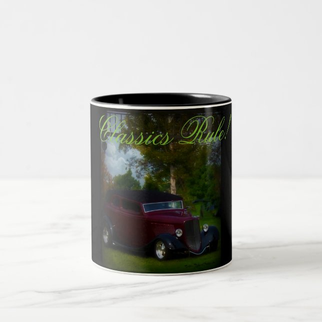 Classics Rule Two-Tone Coffee Mug (Center)