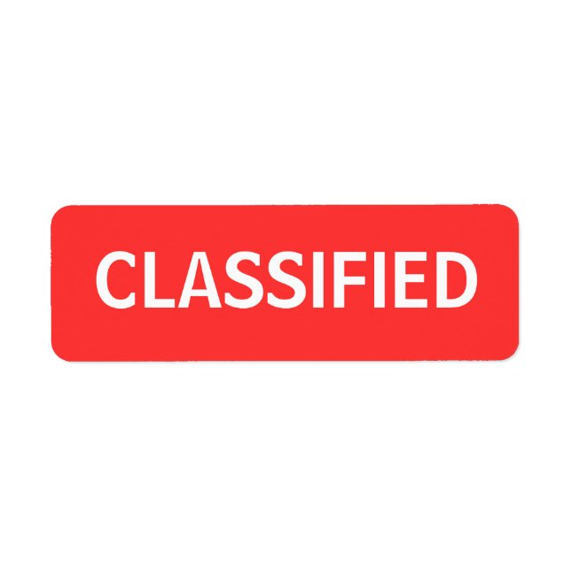 classified (Front)