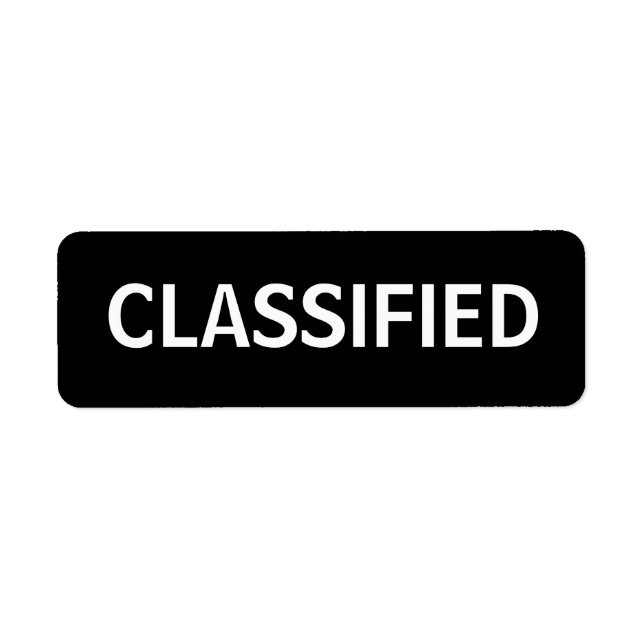 classified (Front)