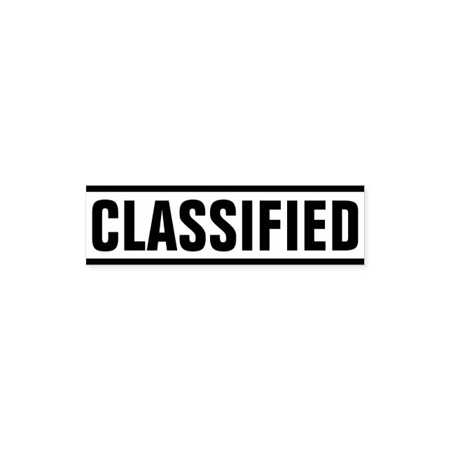 Classified mark self-inking stamp (Design)