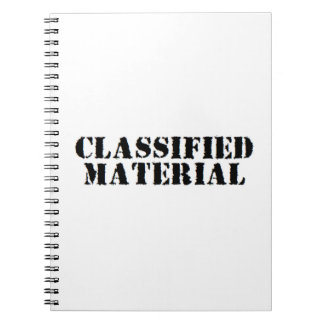 classified material notebook