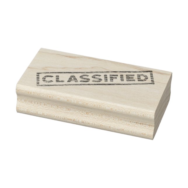 Classified Red Rubber Stamp (Stamp)