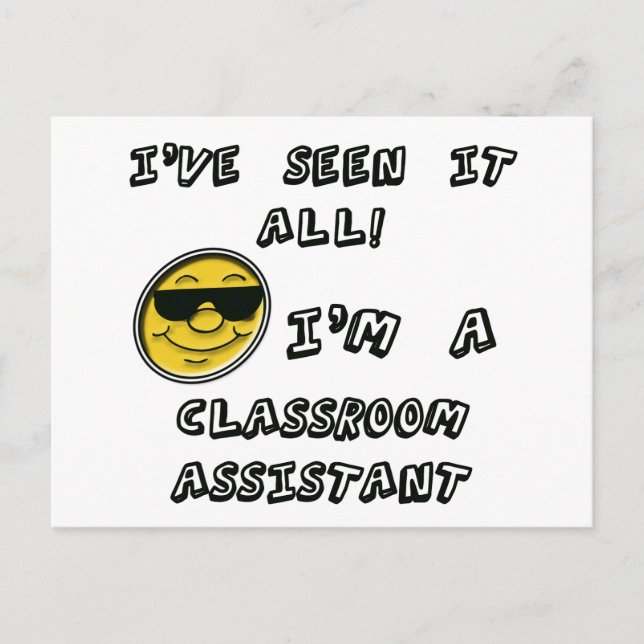 Classroom Assistant Postcard (Front)