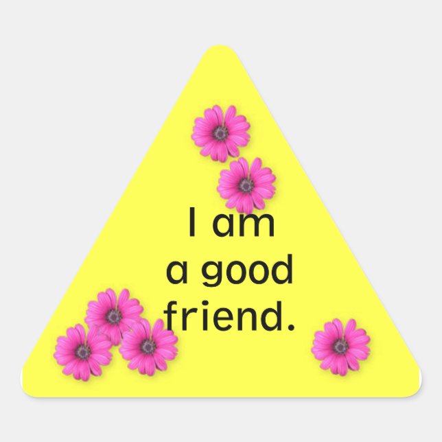 Classroom Behaviour Management  triangle sticker (Front)