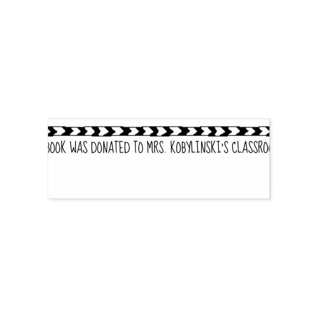 Classroom Book Donation Stamp (Design)
