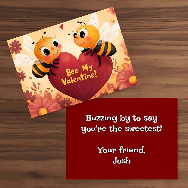 Classroom Buzzing By Valentine's Day Card (Creator Uploaded)