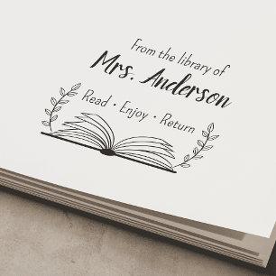 Classroom "From the library of" bookplate  Self-inking Stamp