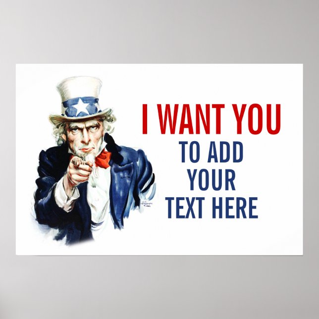 Classroom Poster: Add Your Text Here Poster (Front)