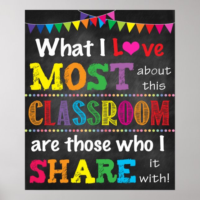 Classroom Printable Poster (Front)