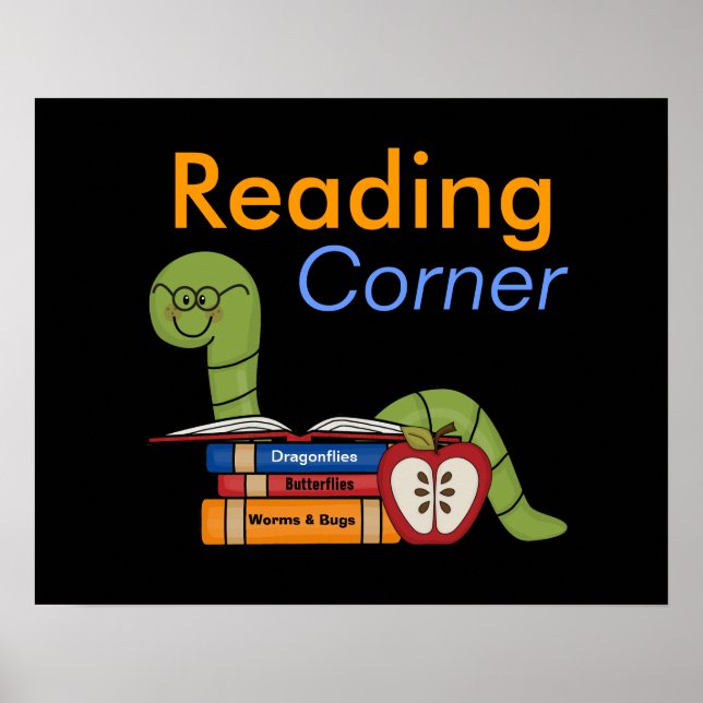 Classroom Reading Corner Poster (Front)