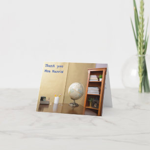 Classroom Teacher  Appreciation Day Thank You Card