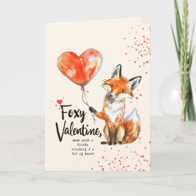 Classroom Valentine Card | Cute School Exchange (Front)