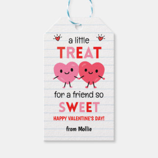 Classroom Valentines Classmate School Tag
