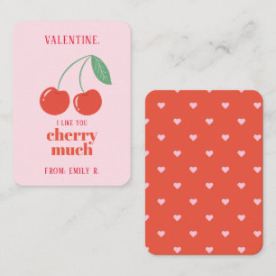 Classroom Valentine's Day Cherry Much Card