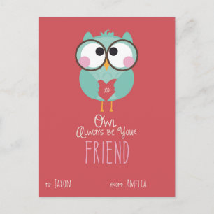 Classroom Valentines Holiday Postcard