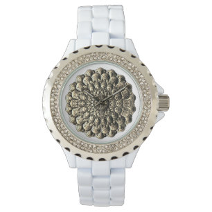 Classy 3D Style Mandala Floral Pattern Watch