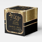 Classy 50th Wedding Anniversary Favour Box