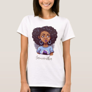 Classy and Elegant Afro Woman T-Shirt