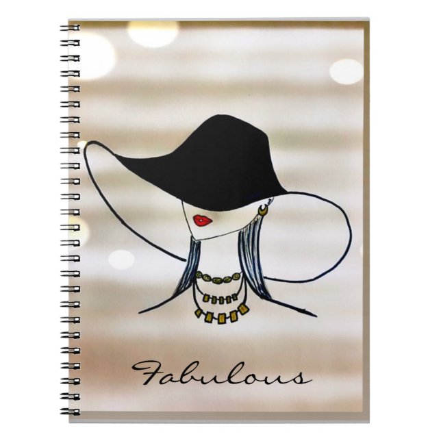 Classy and Fabulous  Notebook (Front)