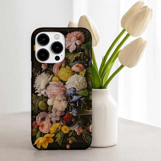 Classy Antique Floral Still Life Fine Art Painting Case-Mate iPhone Case (Creator Uploaded)