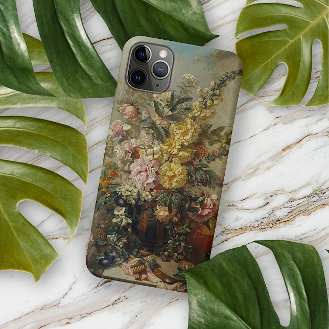 Classy Antique Floral Still Life Fine Art Painting iPhone Case (Creator Uploaded)