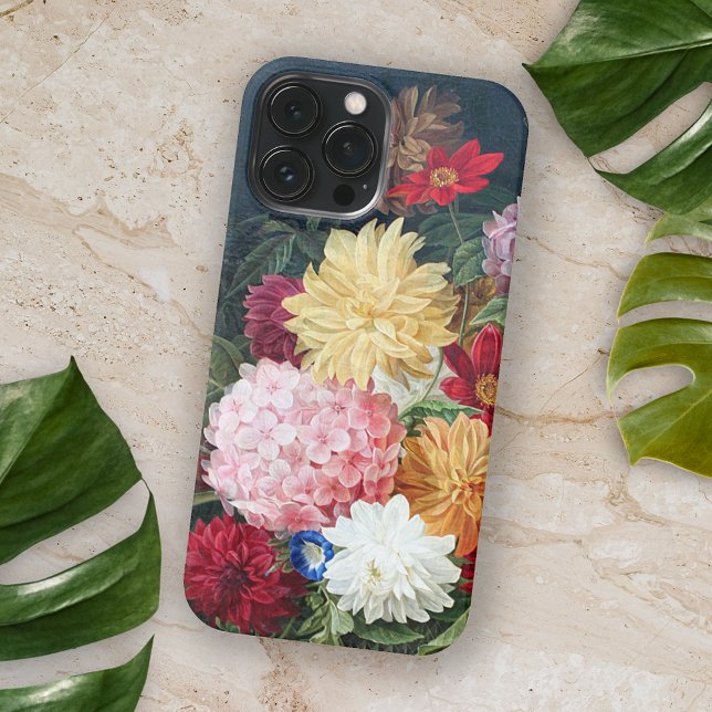 Classy Antique Floral Still Life Fine Art Painting iPhone Case (Creator Uploaded)