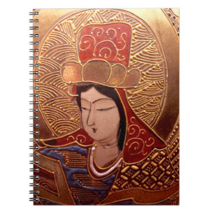 Classy Asian Woman Spiral Notebook