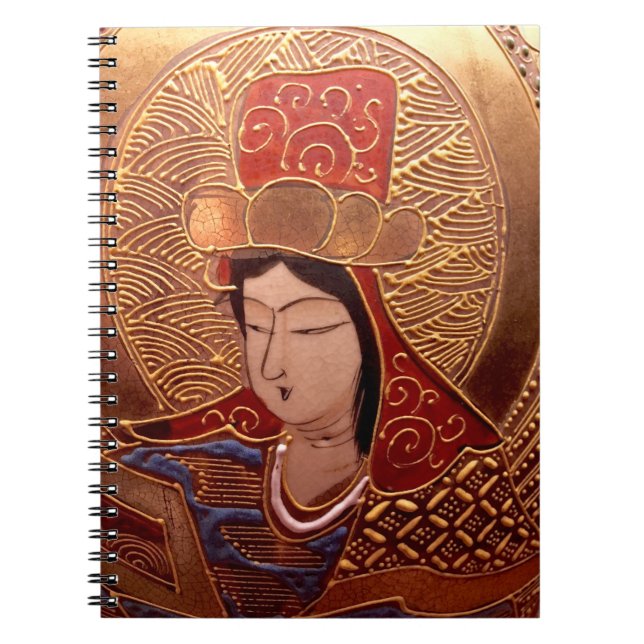 Classy Asian Woman Spiral Notebook (Front)