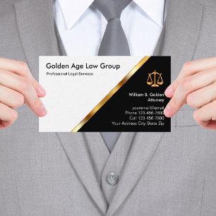 Classy Attorney And Legal Services Business Card