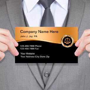 Classy Attorney Design Business Cards