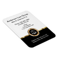 Classy Attorney Magnetic Businesscards