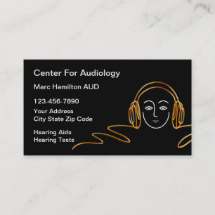Classy Audiology And Hearing Aids Business Card