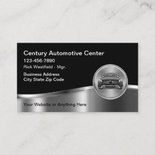 Classy Automotive Modern Business Cards