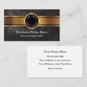 Classy Automotive Services Business Cards