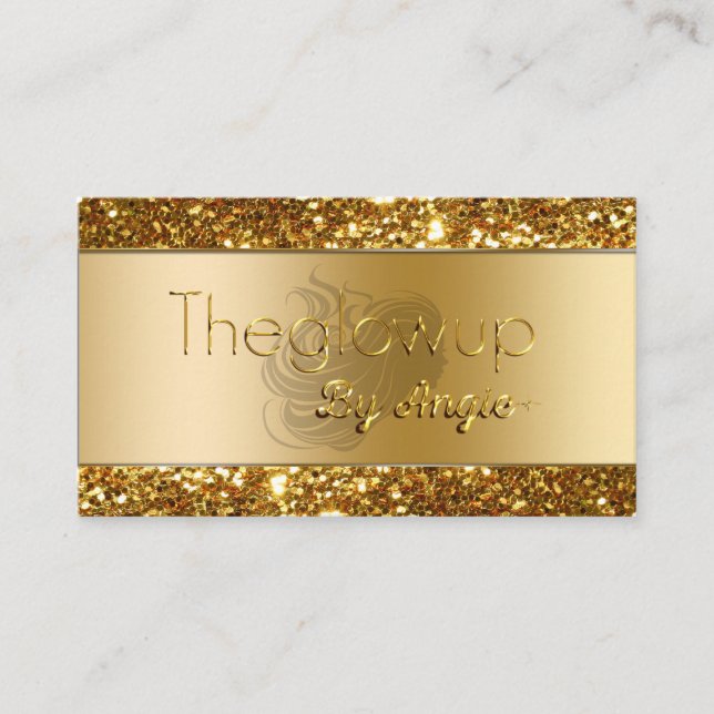 Classy Beauty Hairdresser Business Cards (Front)