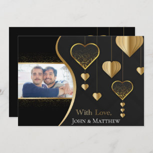 Classy Black and Gold, The G in LGBTQ Valentine