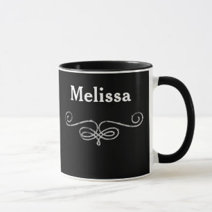 Classy black and silver mug