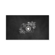 Classy Black and White Photographer Business Card