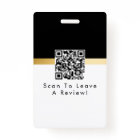 Classy Black & Gold Custom Notary ID 