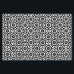 Classy Black White Geometric Illusion Pattern Tissue Paper<br><div class="desc">Black and White Optical Illusion Pattern Tissue Paper. A complex and eye-catching design,  which uses the 'geometric eye' motif,  repeated in an array to give a 3D illusion of the circular shapes springing out from the surface. Math Art fun and super cool!</div>