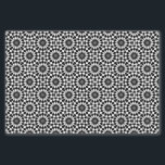 Classy Black White Geometric Illusion Pattern Tissue Paper<br><div class="desc">Black and White Optical Illusion Pattern Tissue Paper. A complex and eye-catching design,  which uses the 'geometric eye' motif,  repeated in an array to give a 3D illusion of the circular shapes springing out from the surface. Math Art fun and super cool!</div>