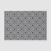 Classy Black White Geometric Illusion Pattern