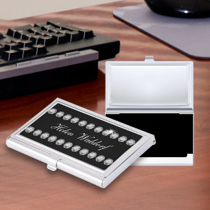 Classy Bling Business Card Case