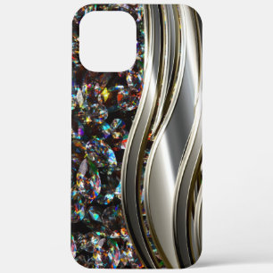 Classy Bling Diamond Jewel Metallic iPhone 12 Pro Max Case