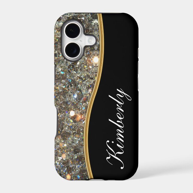 Classy Bling Monogram Style (Back)
