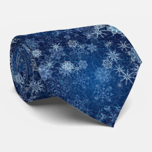 Classy Blue Christmas Tie! Tie